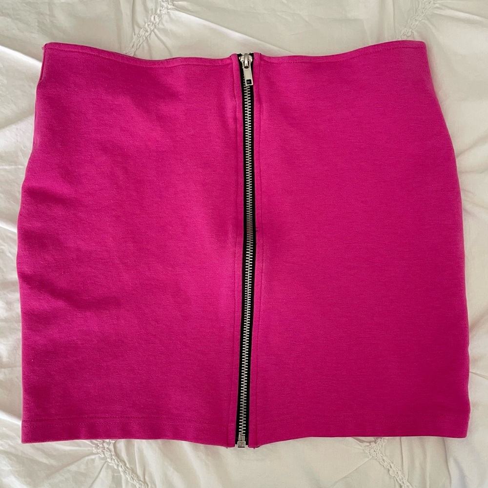 H&M Zipper Mini Skirt